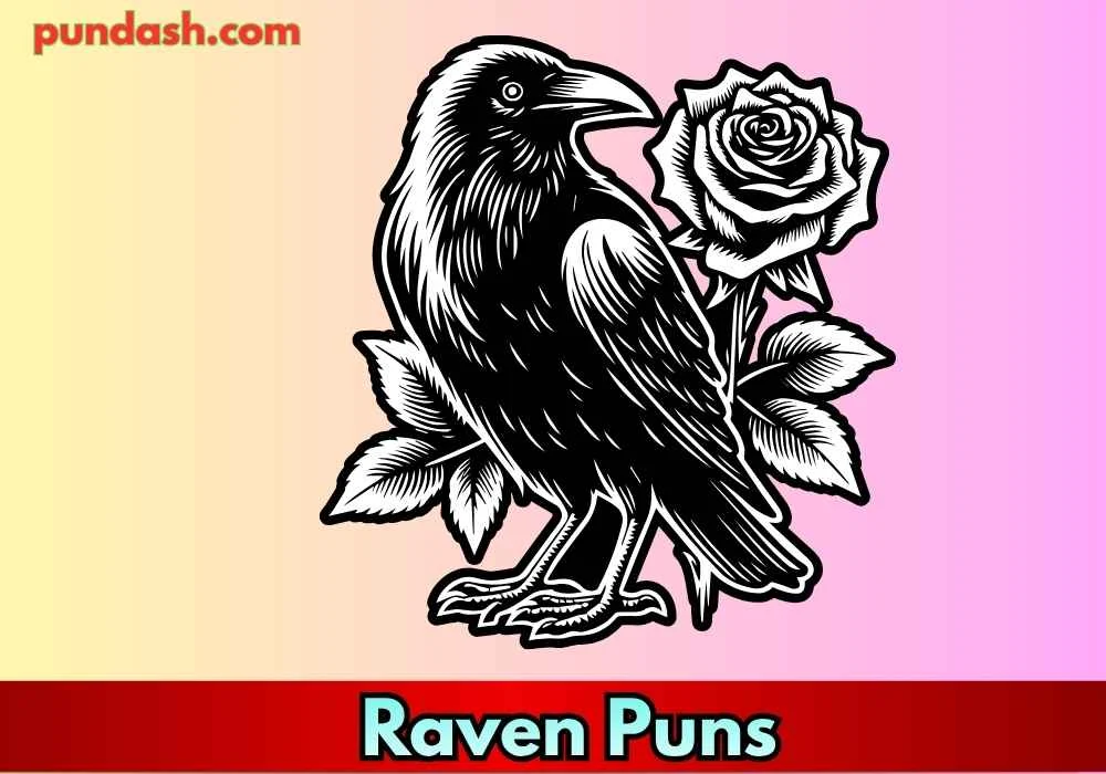 Silly raven puns to lighten the mood 