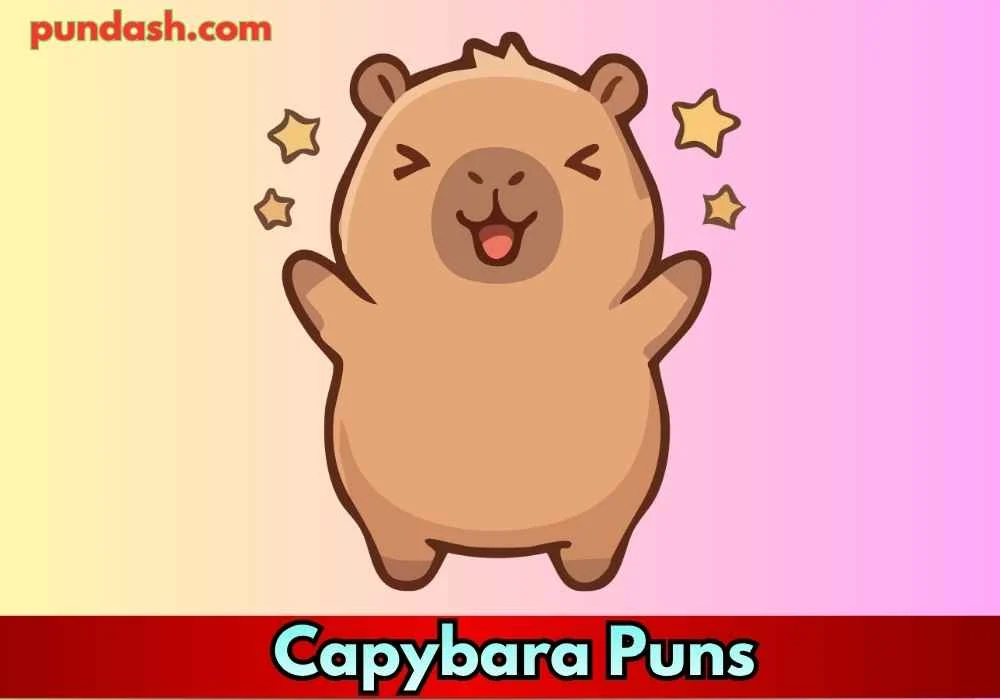 Cute Capybara Puns