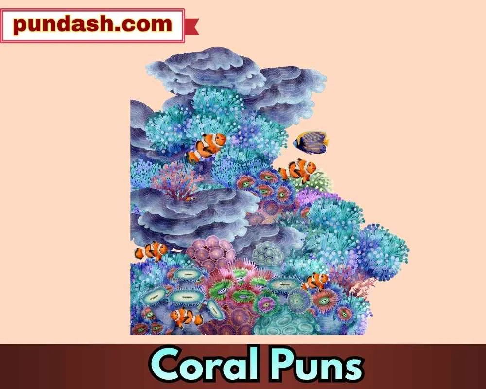 Seasonal Coral Puns for Summer Posts